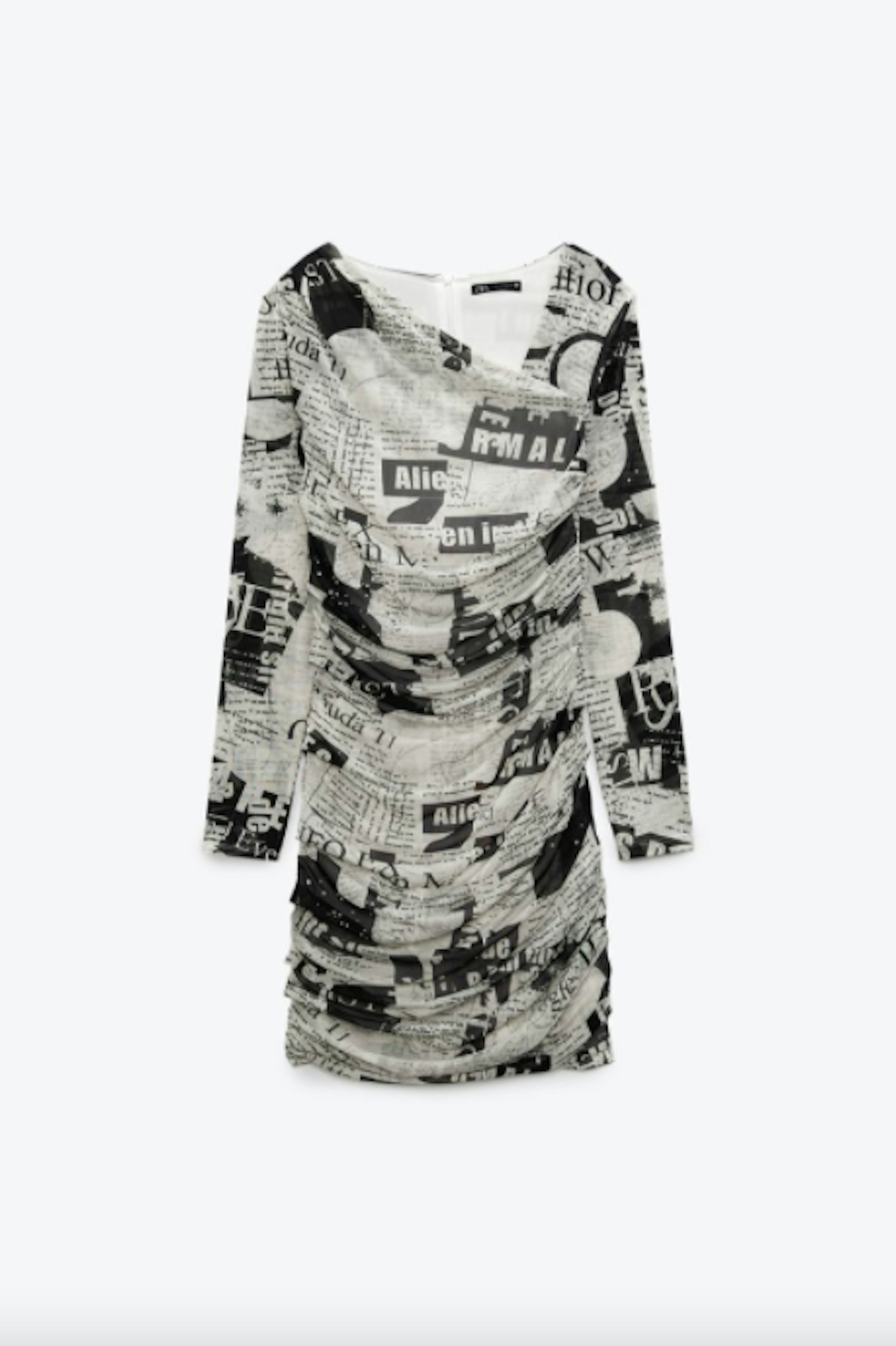 Zara Creates 29.99 Carrie Bradshaw Newspaper Dress